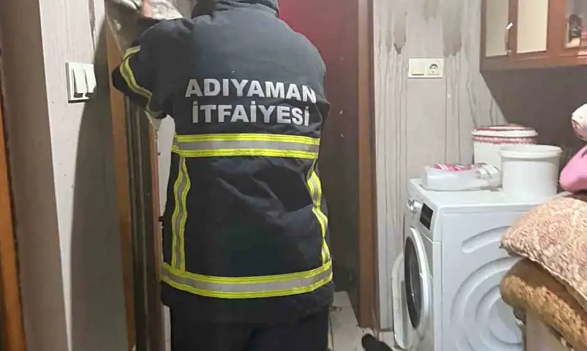 Adıyaman'da ev yangını