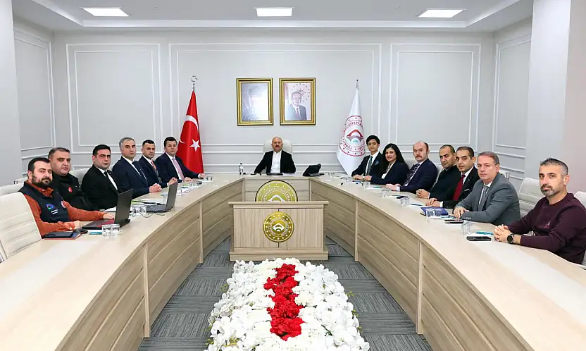 Adıyaman'da haftalık değerlendirme toplantısı gerçekleştirildi