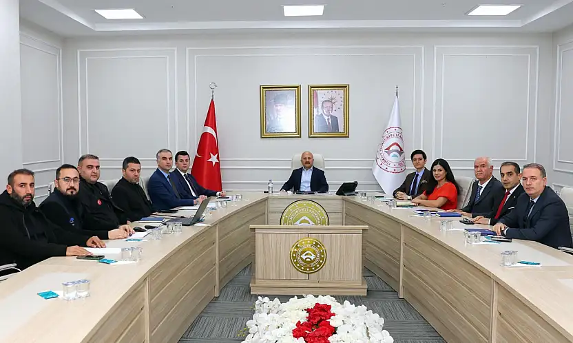 Adıyaman'da haftalık koordinasyon toplantısı gerçekleştirildi