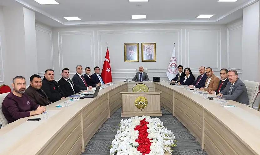 Adıyaman'da Haftalık Koordinasyon toplatışı yapıldı