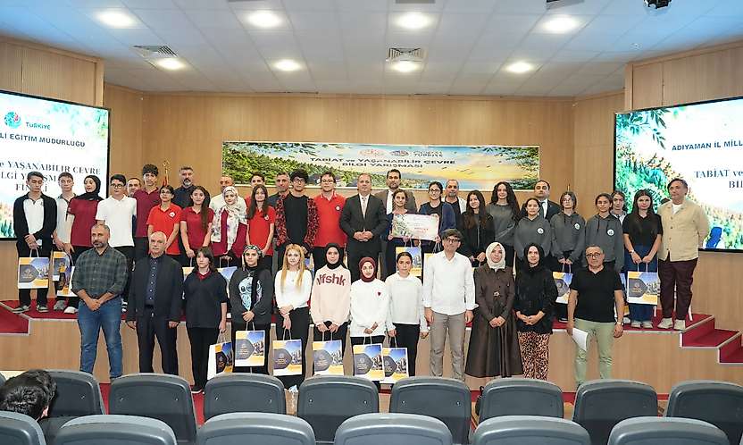 Adıyaman'da Tabiat ve Yaşanabilir Çevre Bilgi yarışması finali gerçekleştirildi