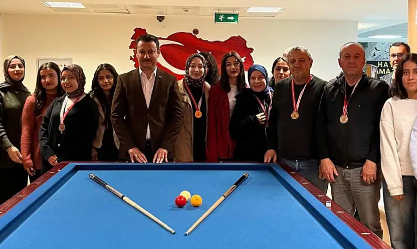 Adıyaman'da Üç Bant Bilardo şampiyonası sona erdi