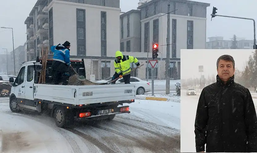Adıyaman'da Yoğun Karla Mücadele: Belediye Ekipleri Teyakkuzda