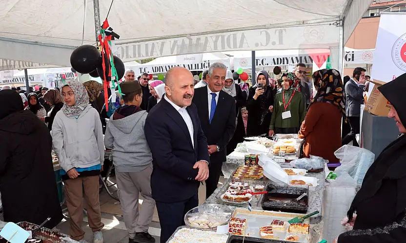 Adıyaman'dan Filistin'e Destek: Hayır Çarşısı açıldı