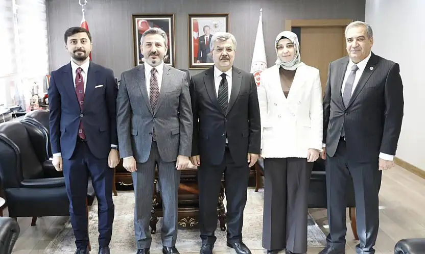 Adıyaman heyetinden Bakan yardımcısı Aydın'a ziyaret