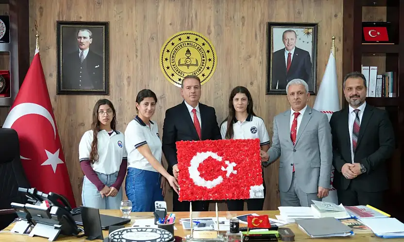 Adıyaman Lisesi heyetinden il müdürü Tosun'a ziyaret