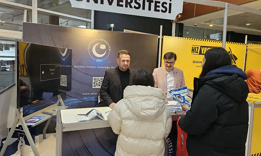 ADYÜ Malatya'da düzenlenen Üniversite Bölüm ve Kariyer Günlerinde yerini aldı