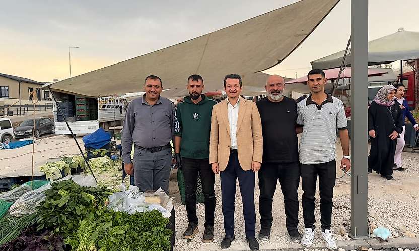 AK Parti Adıyaman Merkez İlçe Teşkilatından İndere TOKİ Semt Pazarına ziyaret