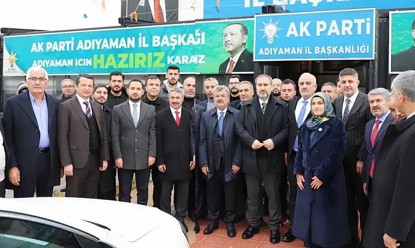 AK Parti Genel Başkan Yardımcısı Şen'den AK Parti İl Başkanlığına ziyaret
