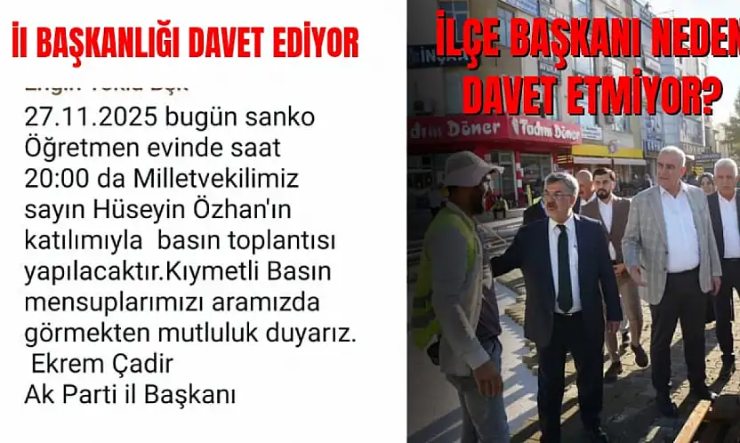AK Parti Gölbaşı İlçe Başkanı siyasileri basından neden uzak tutuyor
