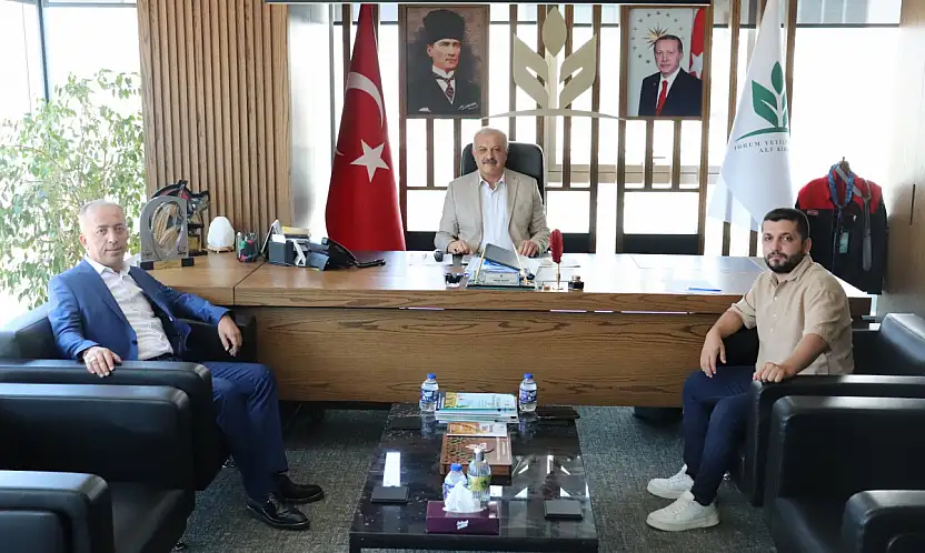 Akıncı'dan Başkan Olgun'a ziyaret