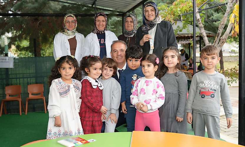 Altınşehir Anaokulunda Orman Keşif Merkezi ve Açık Hava Kütüphanesi Açıldı