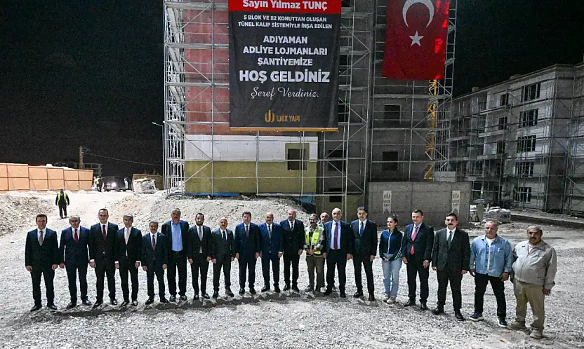 Bakan Tunç adalet konutlarında incelemelerde bulundu