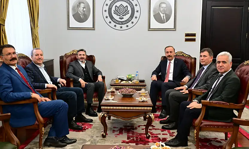 Bakan Yardımcısı Aydın'dan Isparta Valiliğine ziyaret