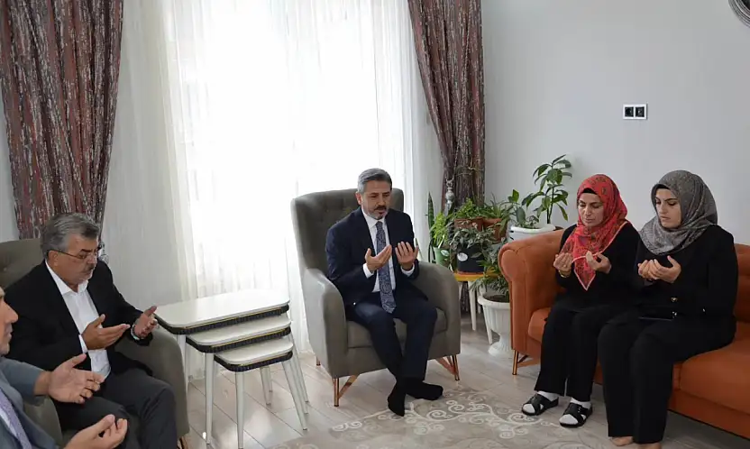 Bakan Yardımcısı Aydın'dan Taziye ve geçmiş olsun ziyareti