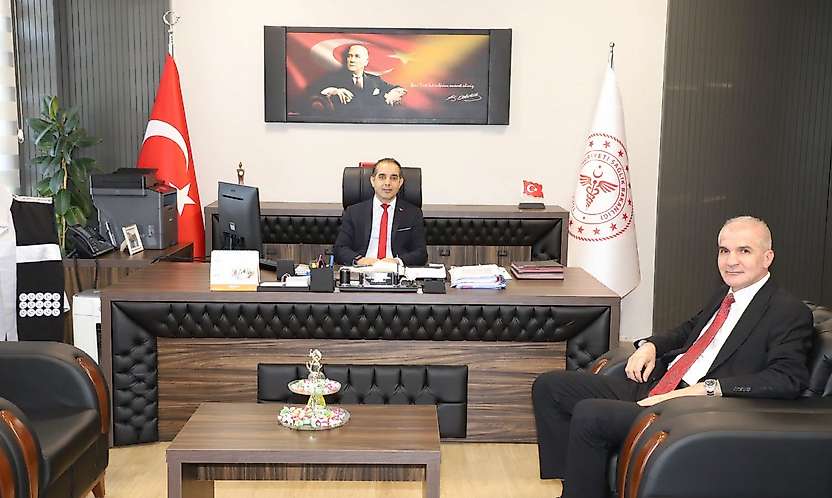 Başhekim Tepe'den İl Sağlık Müdürü Şirik'e ziyaret