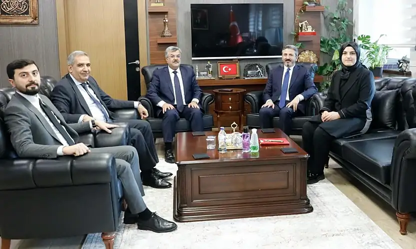 Başkan Çadır ve beraberindeki heyetten Bakan Yardımcısı Aydın'a ziyaret