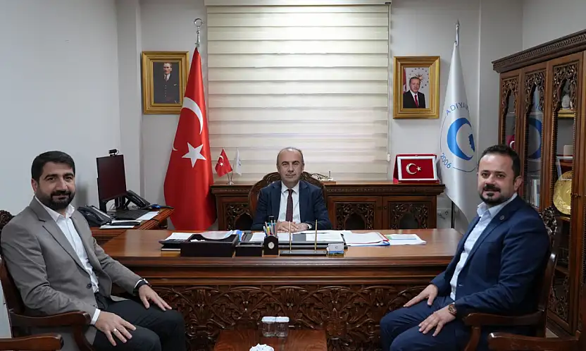 Başkan Demir ve Başkan Çelik'ten Rektör Keleş'e ziyaret