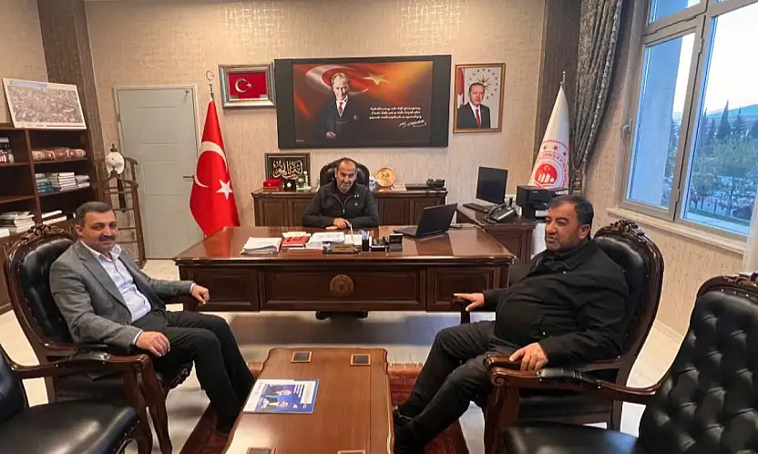 Başkan Ertürk'ten Ergezen'e ziyaret