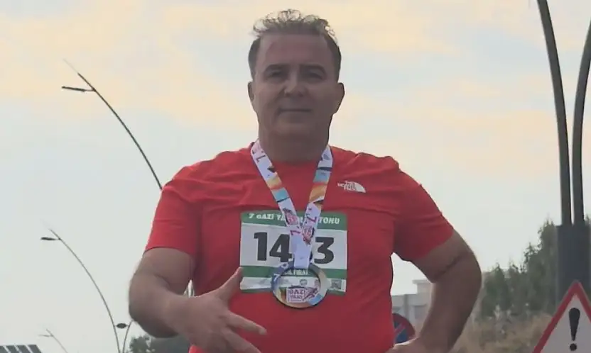 Başkan Fırat Gazi koşusunda Adıyaman'ı temsil etti