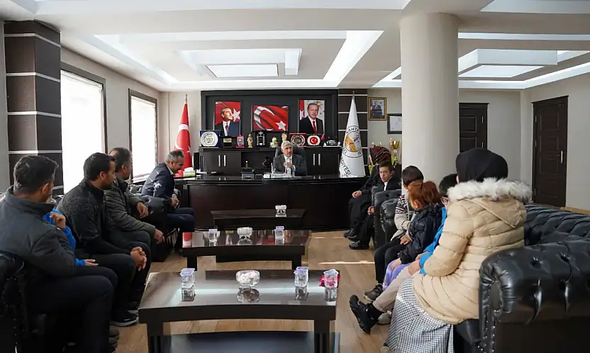 Başkan Hallaç Özel Eğitim Uygulama okulu öğrencilerini ağırladı