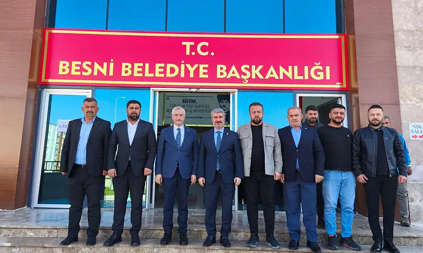 Başkan Tahmazoğlu'ndan Besni Belediyesine ziyaret