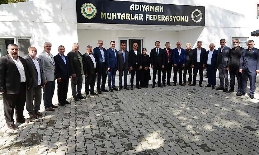 Başkan Tutdere 'den Adıyaman Muhtarlar Federasyonuna ziyaret