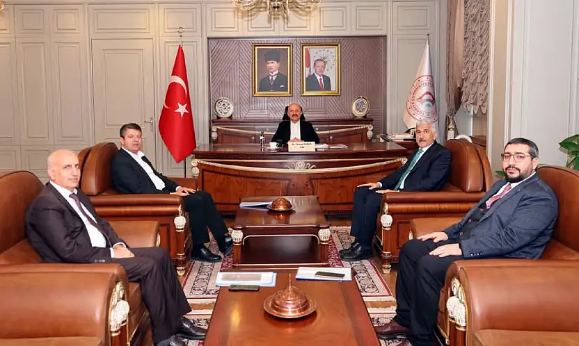 Başkan Tutdere ve Başkan Hallaç Vali Varol'la bir araya geldi