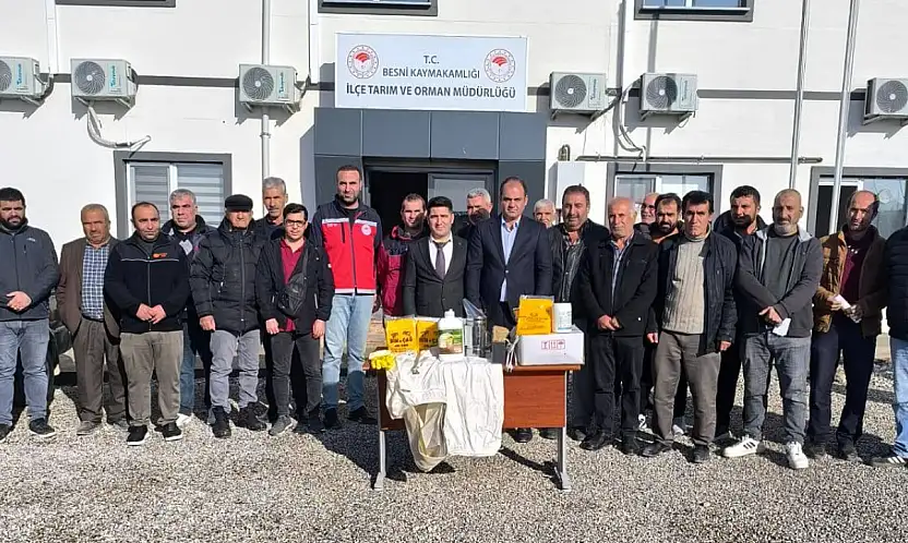 Besni'de Arı Yetiştiricilerine ekipman dağıtımı yapıldı