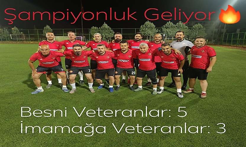 Besni veteranlar takımı yarı finalde