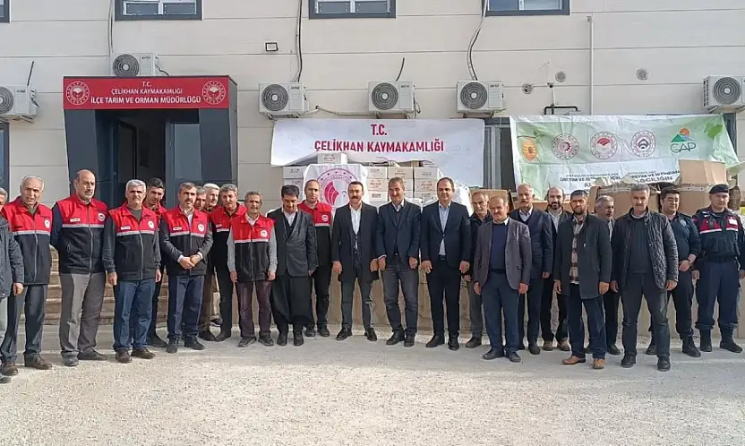 Çelikhan'da 147 Arıcıya malzeme dağıtımı gerçekleştirildi