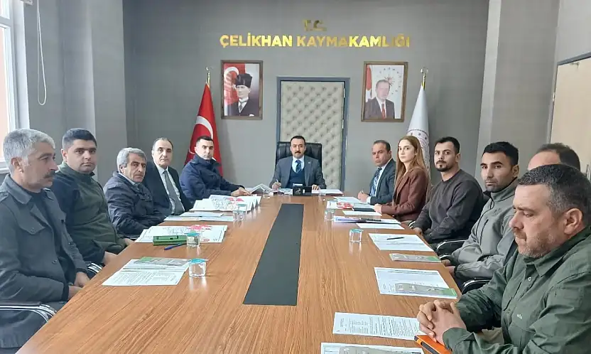Çelikhan'da Av Koruma komisyonu toplantısı gerçekleştirildi