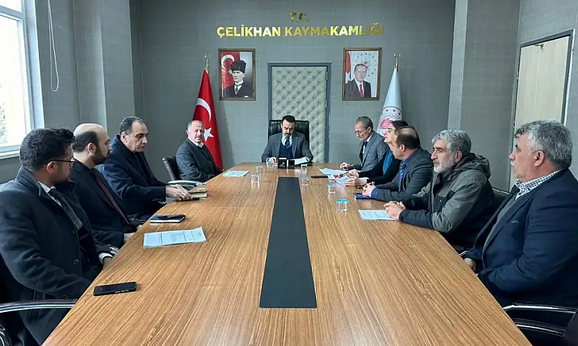 Çelikhan'da SYDV toplantısı gerçekleştirildi