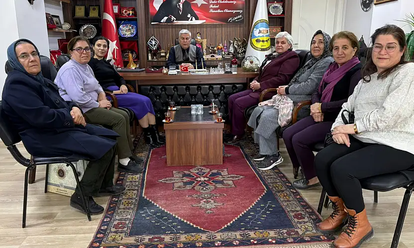 CHP Kadın kolları heyetinden Başkan Salman'a ziyaret