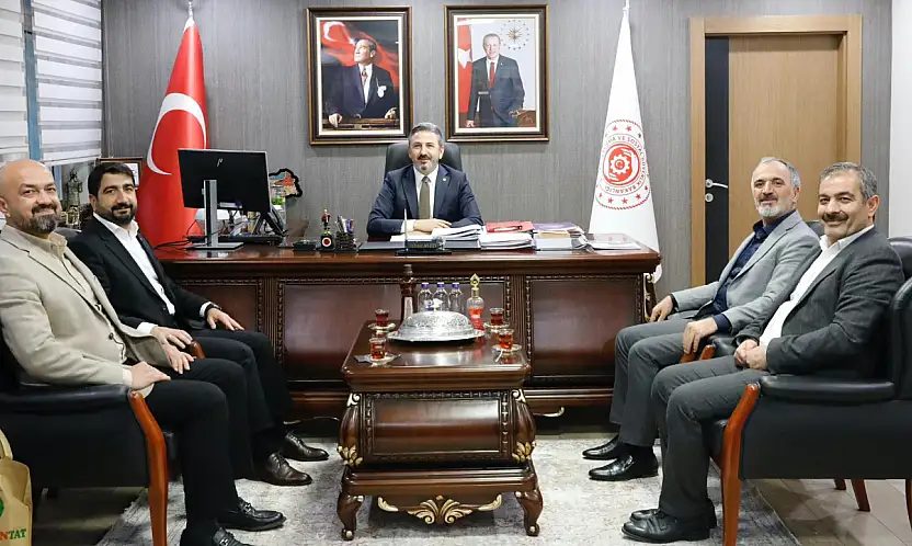 Eğitim Bir-Sen heyetinden Bakan Yardımcısı Aydın'a ziyaret