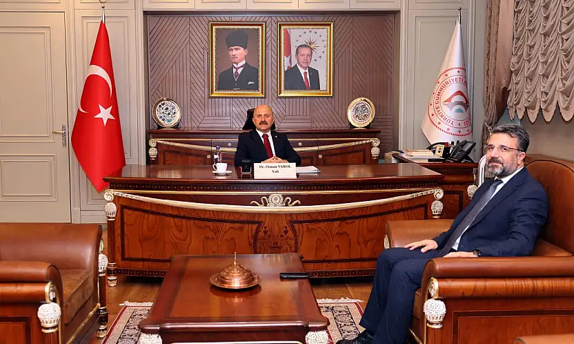 Genel Sekreter Abuzer Gelse'den Vali Varol'a ziyaret