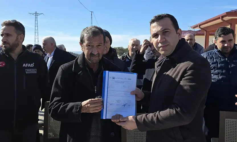 Gölbaşı Meydan Köyünde 82 konut anahtarı ailelere teslim edildi