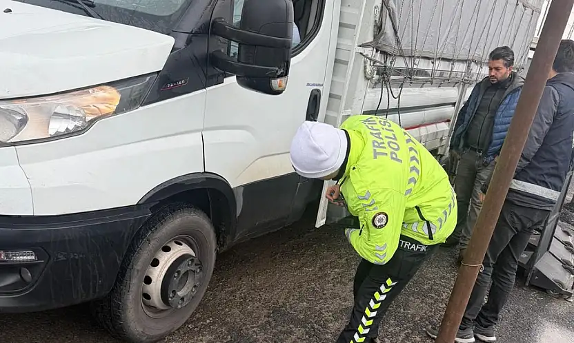 Gölbaşı'nda Kış Lastiği denetimi yapıldı