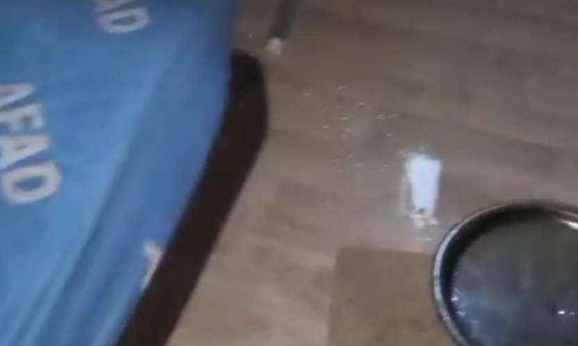 Gölbaşı'nda Konteynerleri su bastı: Depremzedeler zor durumda