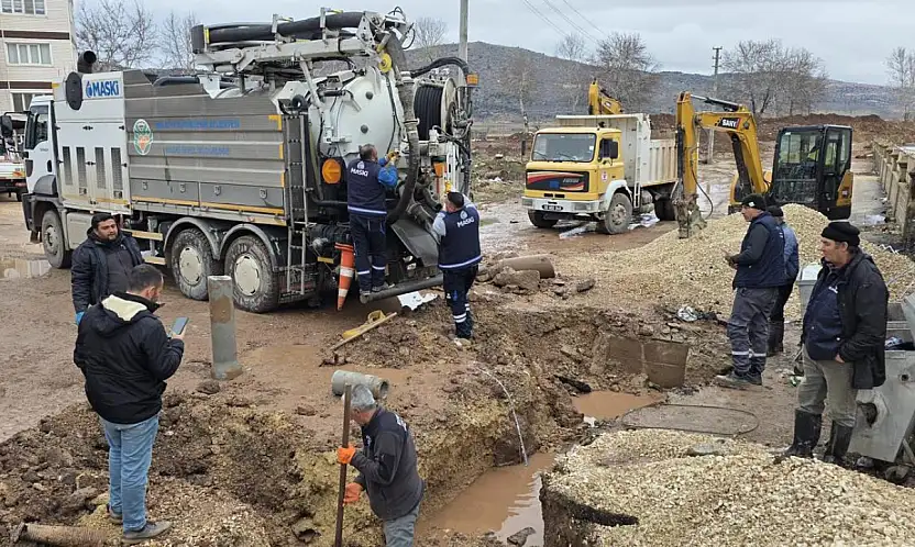 Gölbaşı'nda sorunlu kanalizasyon hatları temizleniyor