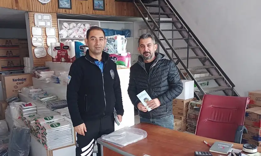 Gölbaşı Polisi esnafları dolandırıcılık konularında uyardı