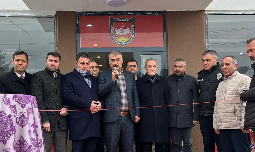 Gölbaşı Şoförler ve Otomobilciler Esnaf Odası binasının açılışı yapıldı