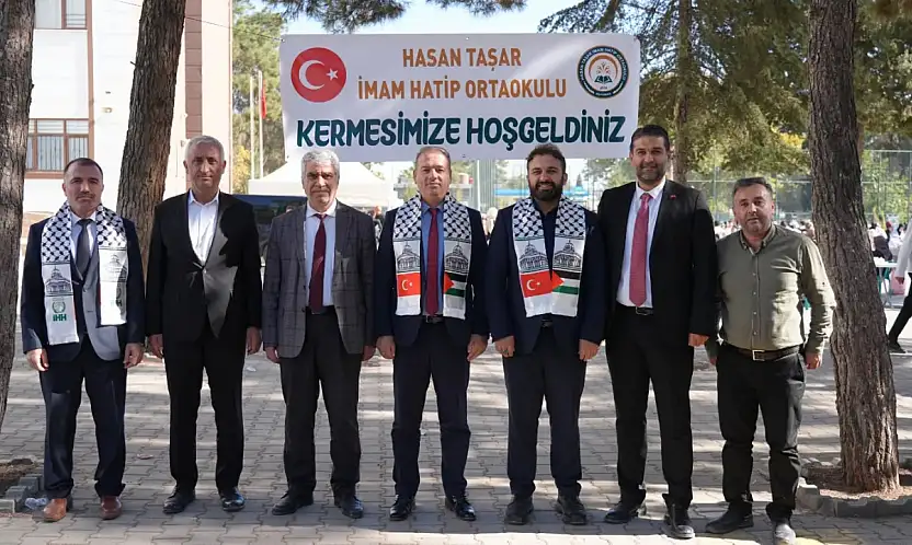 Hasan Taşar İmam Hatip Ortaokulundan Gazze'ye destek