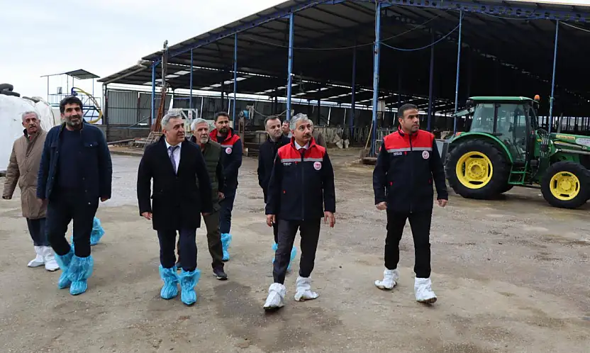 İl Müdürü Akkan'dan Gözebaşı Köyünde Hastalıktan Ari işletmesine ziyaret