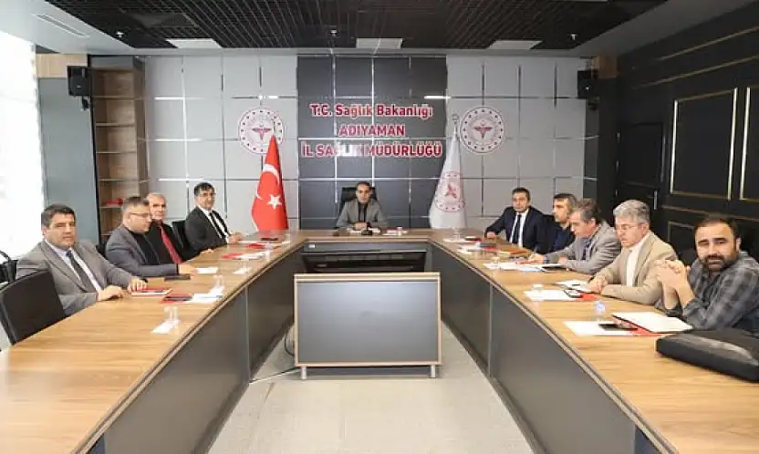 İl Sağlık Müdürlüğünde haftalık değerlendirme toplantısı düzenlendi