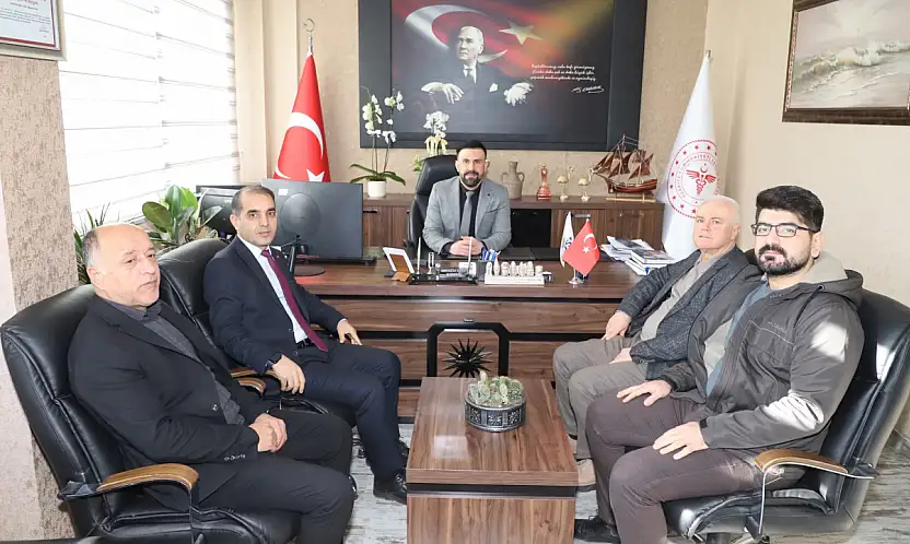 İl Sağlık Müdürü Şirik'ten Başhekim Yaman'a hayırlı olsun ziyareti
