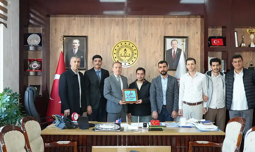 Kahta Bilim ve Sanat Merkezi heyetinden İl Müdürü Tosun'a ziyaret