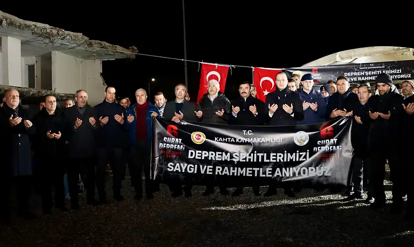 Kahta'da 6 Şubat Depremleri Anma Programı düzelendi