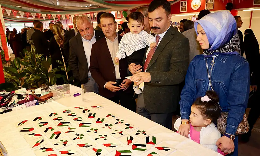 Kahta'da Filistin'in yararına kermes düzenlendi