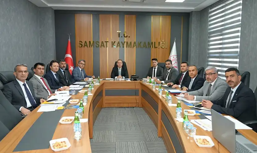 Kasım Ayı ilçe millî eğitim müdürleri toplantısı Samsat'ta gerçekleştirildi